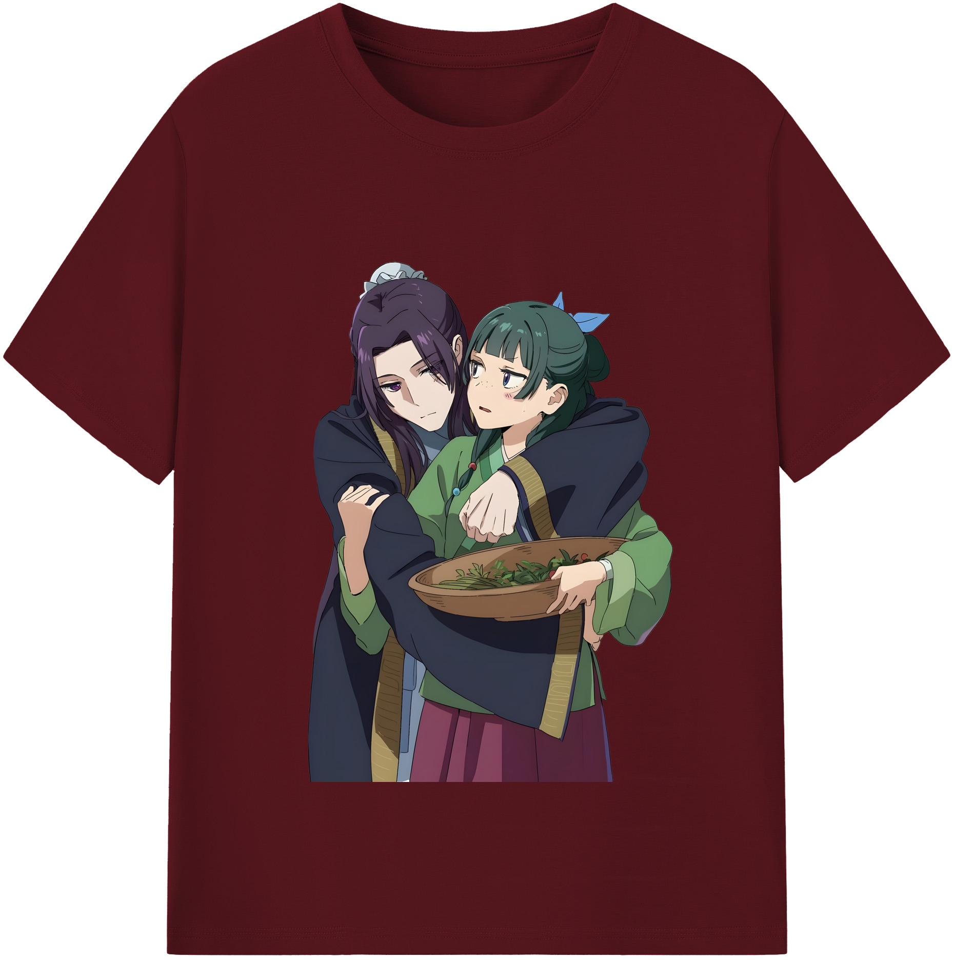 （画像用） 薬屋のひとりごと The Apothecary Diaries 綿100％半袖Tシャツ（フロントプリント）